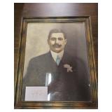Early French Photograph of Man-Beautiful Frame