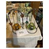 Unique hanging candle holders