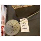 Old metal strainer