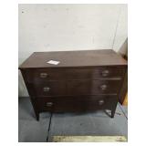Early Mahogany 3 Drawer Chest