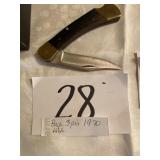 Buck three pin 1970 knife