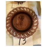 Jefferson Davis vintage plate 9 inches