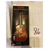 Illuminated musical ornament Elvis collectible