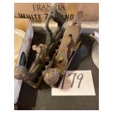 Antique wood plains two pieces
