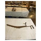 Antique ice saw