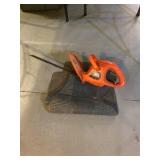 Black & Decker, trimmer, and floor mat