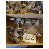 Assorted sockets, large and small
