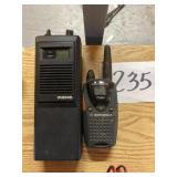 Maxon and Motorola communication devices