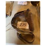 Old holster and ammo belt for a 22 pistol