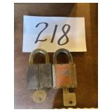 All the Yale padlocks with keys