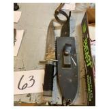 Japanese made key bar survival knife