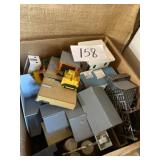 Assorted train track buildings some electric