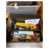 Assorted cars, and truck toys