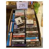Music cassettes miscellaneous lot