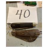 Vintage pocket knives