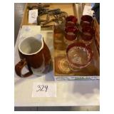 Miscellaneous glass items