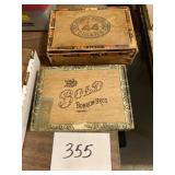 Cigar boxes with contents lot