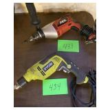 Ryobi three-quarter electric drill