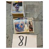 Box of 1980 hockey cards lot