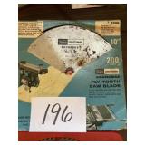 Sears craftsman chrome edge 10 inch sawblade