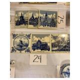 Delft limited edition hand painted porcelain tile