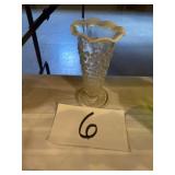 Fenton moonstone vase