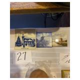 Delfts hand painted porcelain tile