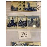 Delft Dutch hand painted porcelain tile