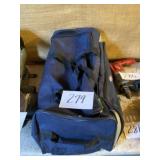 American tourist travel bag