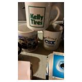 Train & Kelly Tire mugs