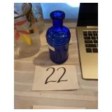 Cobalt blue ink bottle vintage