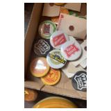 Assorted train buttons and pins pin