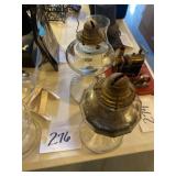 Oil lamps two
