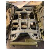 Military pack frames one metal one plastic