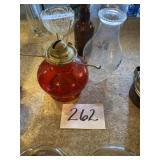 Red oil lamp