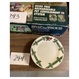 Cades Cove collection plates seven piece
