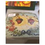 Vintage tin sign. Religious theme