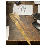 Letter openers tongue, insurance, Victor Evans,