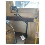 Articulated light holder desk mount