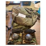 Military pads, and rucksack