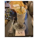 Glass items, home decor