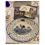 Plate to hang for decorations, not to be used f