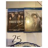 DVD Blu-ray movies, true grit and transcendence