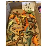 Small dinosaur toys lot
