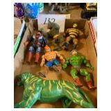 Vintage he-man figures
