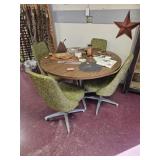 Retro Table with 4 Chairs Only