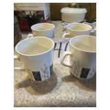 Beswick MCM Coffee Cups 4pc
