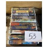 Sealed Clamshell VHS lot