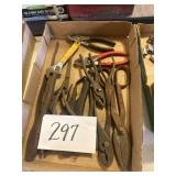 Assorted pliers and nip