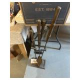 Fireplace poker set